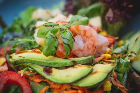 Crevettes à l'Avocat