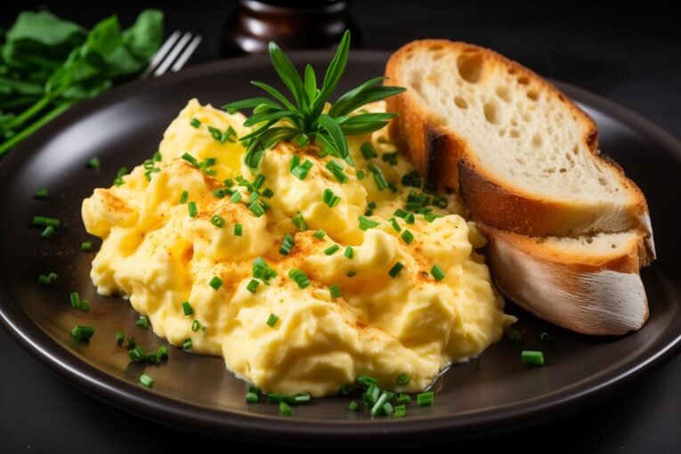 vecteezy_scrambled-eggs-with-bread-on-a-black-plate_56834567-scaled-1.jpeg